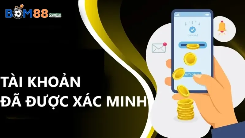 Đảm bảo tài khoản đã xác minh